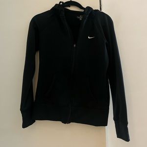Small Black Nike Thermafit Zip Hoodie